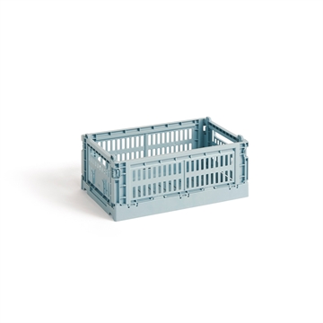 HAY Colour Crate Small - Dusty Blue 